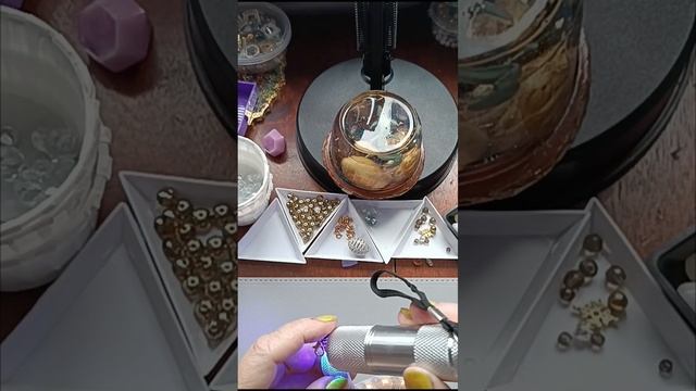 Видео дополнено.Рабочий процесс создания новинки,эпоксидная смола. смотреть онлайн