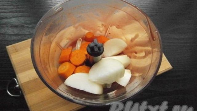 Оладьи из куриной печени с морковью