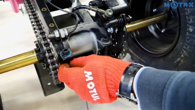 Натяжение цепи на квадроцикле - Эксцентриковая втулка смотреть онлайн