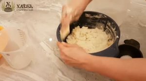 Французский деревенский хлеб. 02-Замес теста и аутолиз