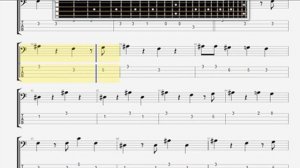 Beatles The   Chains BASS GUITAR TABLATURE