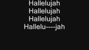 Shrek Hallelujah,Rufus Wainwright LYRICS HQ CON LETRA INGLES MARAVILLOSO EXCEL !!!