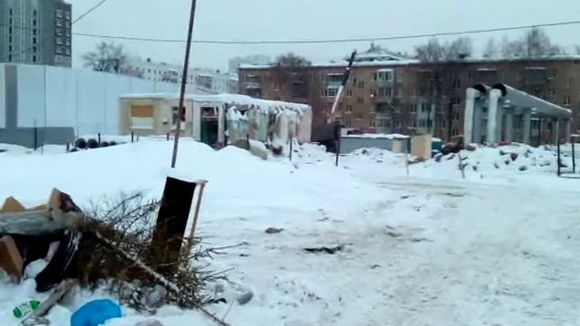 Стройка метро. Улица Народного Ополчения
