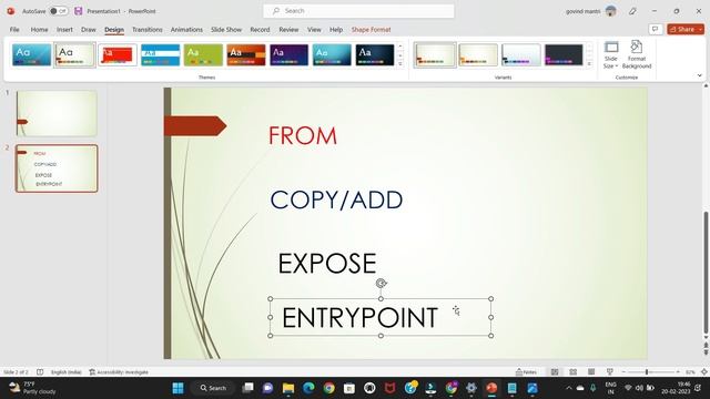 Docker For Java Developer : Understanding “EXPOSE” "FROM" "ENTRYPOINT" "ADD" in Docker file