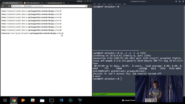 Andrejus Kostarevas: Attacking Websites for Educational Purposes Only смотреть онлайн