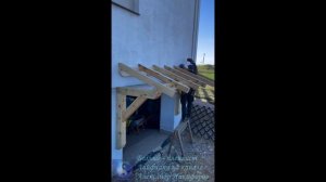 Лайфхак. Делаем навес над входной группой.