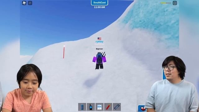 Will Ryan Ever Make it To The Top Let's Play Roblox Expedition Antarctica with Ryan's Daddy! Camp 3 смотреть онлайн