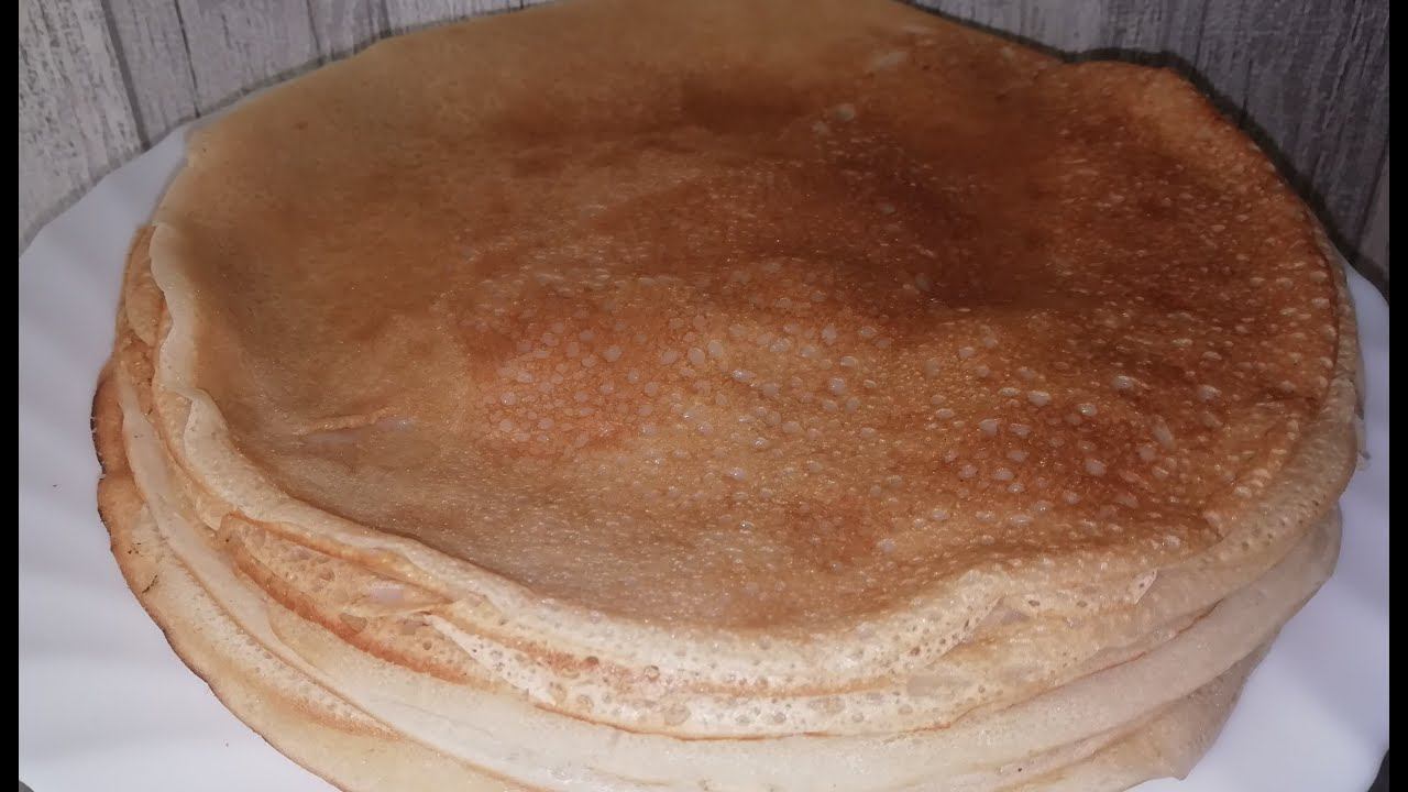 Безглютеновые блины Без яиц и Молока