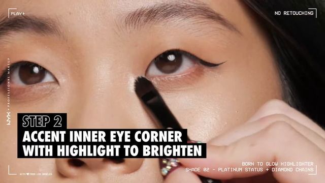 How to: Apply Born to Glow Icy Highlighting Duo with Valerie | NYX Cosmetics смотреть онлайн