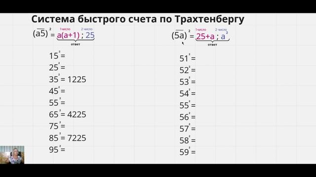 Система быстрого счета по Трахтенбергу.