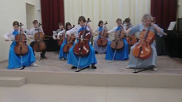 Веночек русских народных песен (2-3-4 классы) (исполняет ансамбль "VI-O-LA" смотреть онлайн