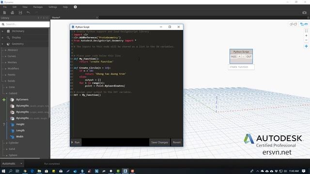 Viết Script Python trong Dynamo, Revit | Bài 12: Tạo Function смотреть онлайн