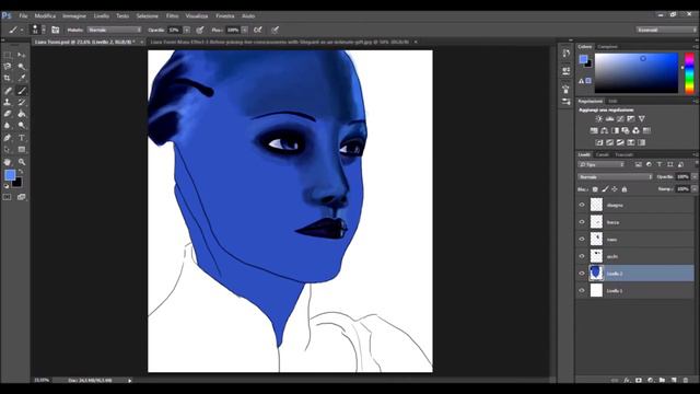 SPEED DRAWING: Liara T'soni (Mass Effect) смотреть онлайн