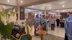 Всенощное бдение. Вынос Св.Плащаницы Пресвятой Богородицы