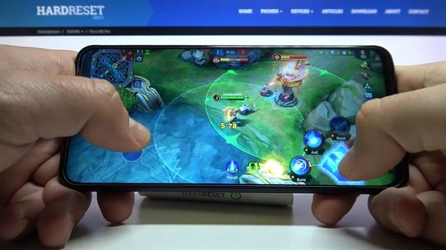 Геймтест Mobile Legends в телефоне Xiaomi Poco M3 Pro