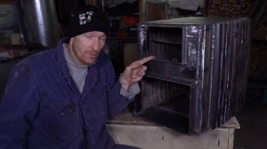 Буржуйка из Старых труб для Гаража (КЛИП)