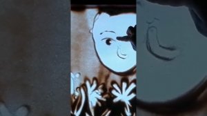 День Матери (песочная анимация) дети рисуют.