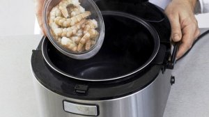 Простой суп из морепродуктов в мультиварке