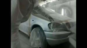 покраска авто в гараже переход
