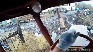 Трактор Т40ам Нш-32 круглый и вилочный погрузчик.