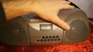 Обзор бумбокс SONY CFD 5200l CD RADIO CASSETTE Boombox Review
