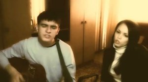 Руки Вверх - У реки девчонка (дуэтом под гитару)