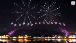 Самый красивый фейерверк в Японии