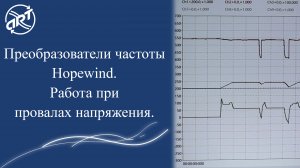 Преобразователи частоты Hopewind. Работа при провалах напряжения.