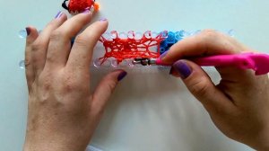 Злые птички из резинок 3D Angry birds rainbow loom bands tutorial for kids DIY