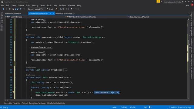 C# Async Await - Make your app more responsive and faster with asynchronous pr