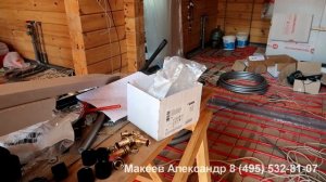 Отопление дома из клееного бруса. Теплые полы из сшитого полиэтилена или металлопластика?