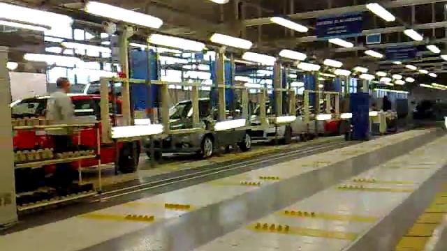 Factory FSO Warszawa assembling Chevrolets aveo 10.10.2010 смотреть онлайн