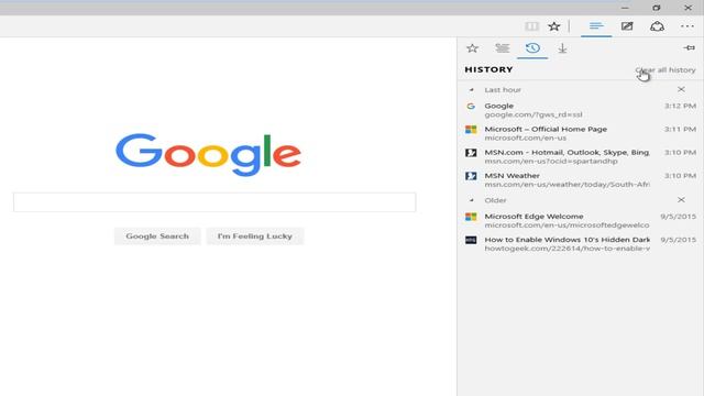 How To Clear Browsing History In Microsoft Edge смотреть онлайн
