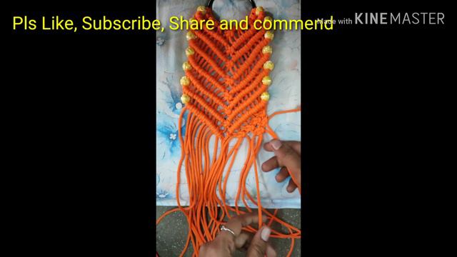 Macrome Mobile holder தமிழில் /How to make Macrome Mobile Holder for Beginners смотреть онлайн