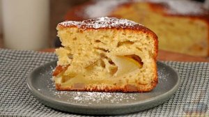 🍐 В пироге кусочки груши сочной-сочной 🍐
ГРУШЕВЫЙ ПИРОГ НА КЕФИРЕ