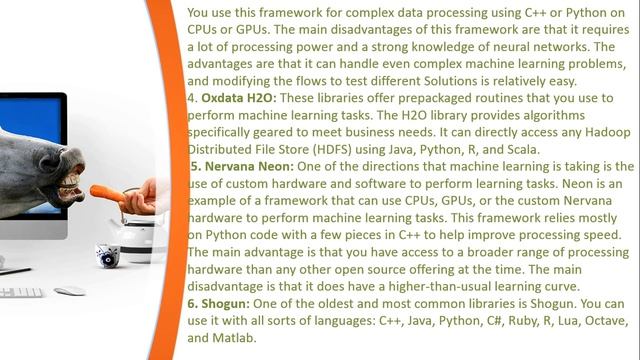 Exploring Machine Learning Tools