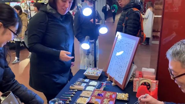 Getting my lucky charm  Many many money Japanese craftsman