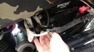 РЕЙСЕР ТУРИСТ 150-23А СНЯТИЕ АКУМУЛЯТОРА НА ЗИМУ?