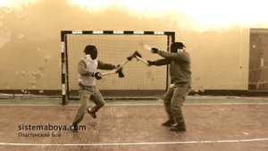 Топоры против топоров. Палка против топоров. Пластунский рукопашный бой.