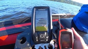 Сравнение показаний эхолотов Lucky и Garmin striker 4