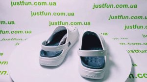 Сабо Crocs Reviva Clog Barbati White   мужские белые медицинские кроксы