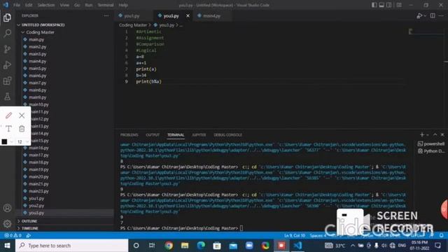 Assignment  Operator in Python