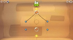 Cut the Rope - картонная коробка уровень 21