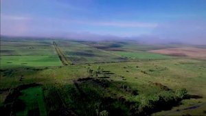 Исчезающее село, съёмка с дрона