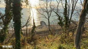 Туапсе в декабре. Море.