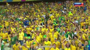 Бразилия 2:0 Колумбия | Гол Давида Луиса HD