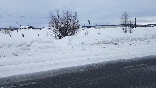 01.02.2018. Начало улицы Партизанской, где находился канал "Амшарик - Антоновка" и мельница.