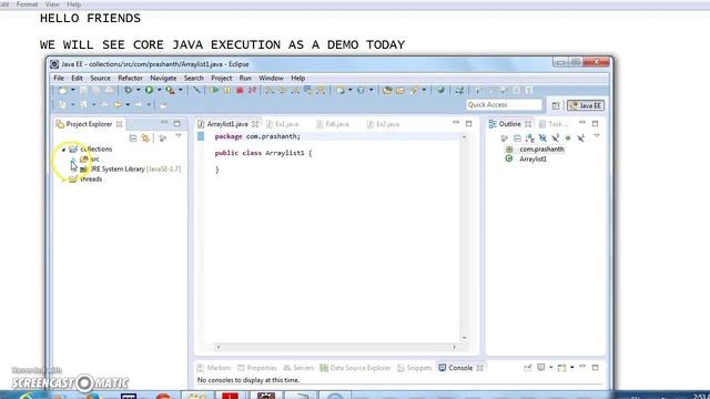JAVA tutorial-COREJAVA EXECUTION