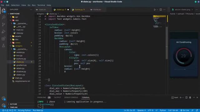 How To Create A Smart Home Dashboard(Speedcode) - Python/Kivy