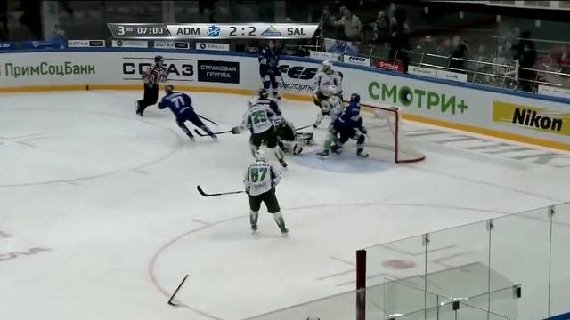 Salavat Yulaev @ Admiral 02/13/2015 Highlights / Адмирал - Салават Юлаев 6:2